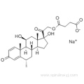 Pregna-1,4-diene-3,20-dione,21-(3-carboxy-1-oxopropoxy)-11,17-dihydroxy-6-methyl-, monosodium salt,( 57186200,6a,11b) CAS 2375-03-3